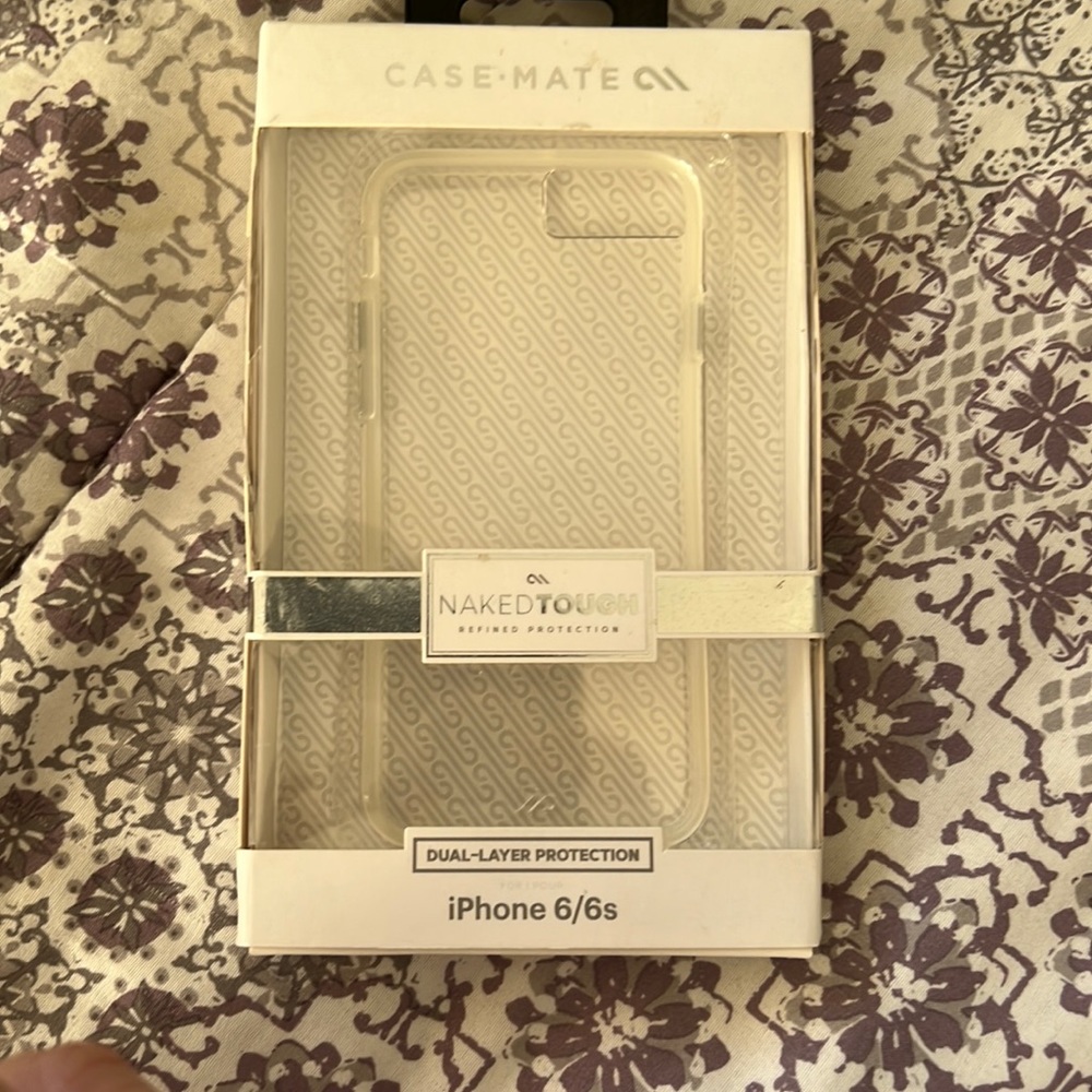 Clear Phone case still in package iPhone 6/6s